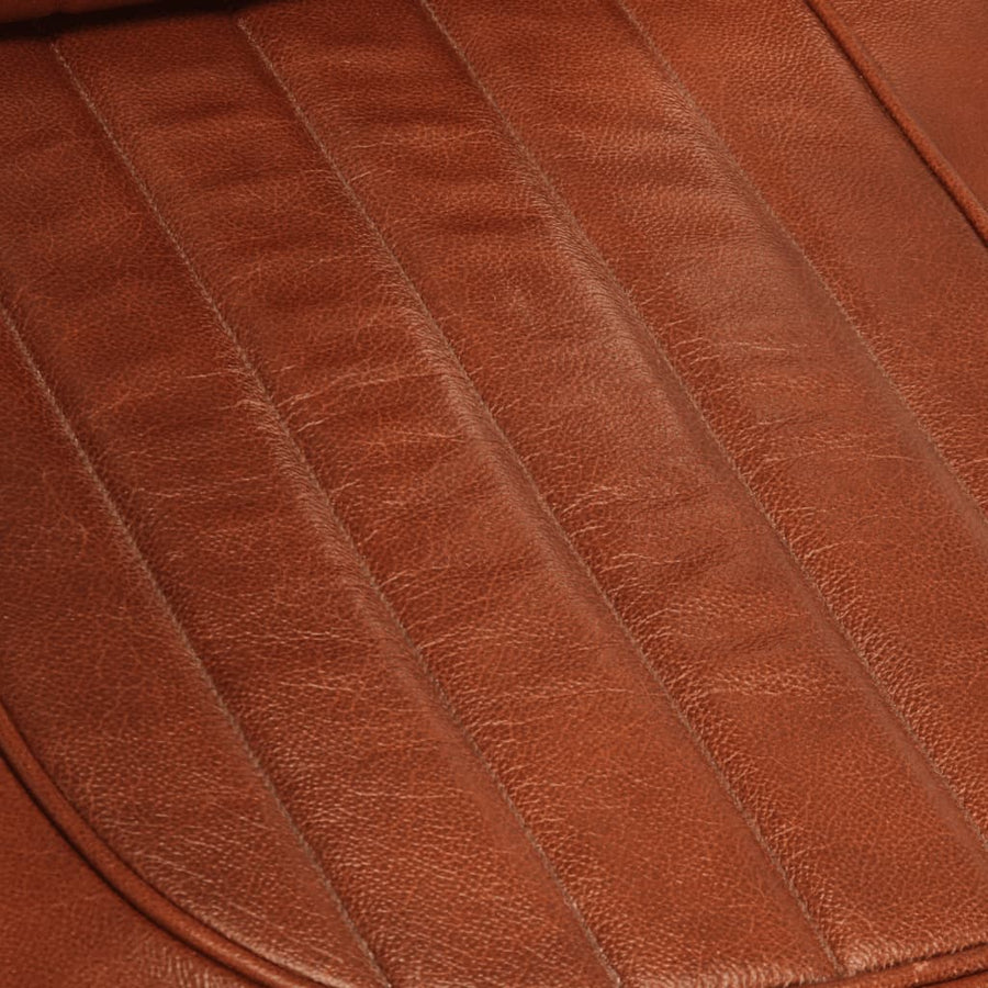 Fauteuil Luchtvaartstijl Echt Leer Bruin