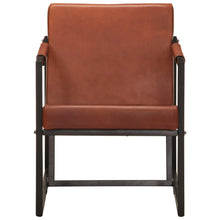 Fauteuil Echt Leer Bruin