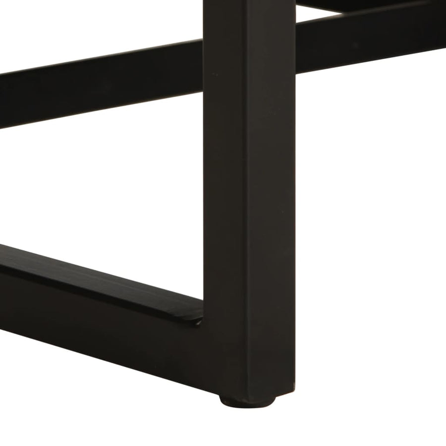 Fauteuil Echt Leer Zwart