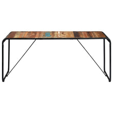 Eettafel 180x90x76 cm massief gerecycled hout 180 x 90 x 76 cm Multikleur
