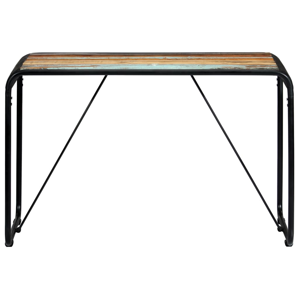 Eettafel 118x60x76 cm massief gerecycled hout 118 x 60 x 76 cm Multikleur