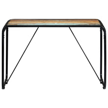 Eettafel 118x60x76 cm massief gerecycled hout 118 x 60 x 76 cm Multikleur