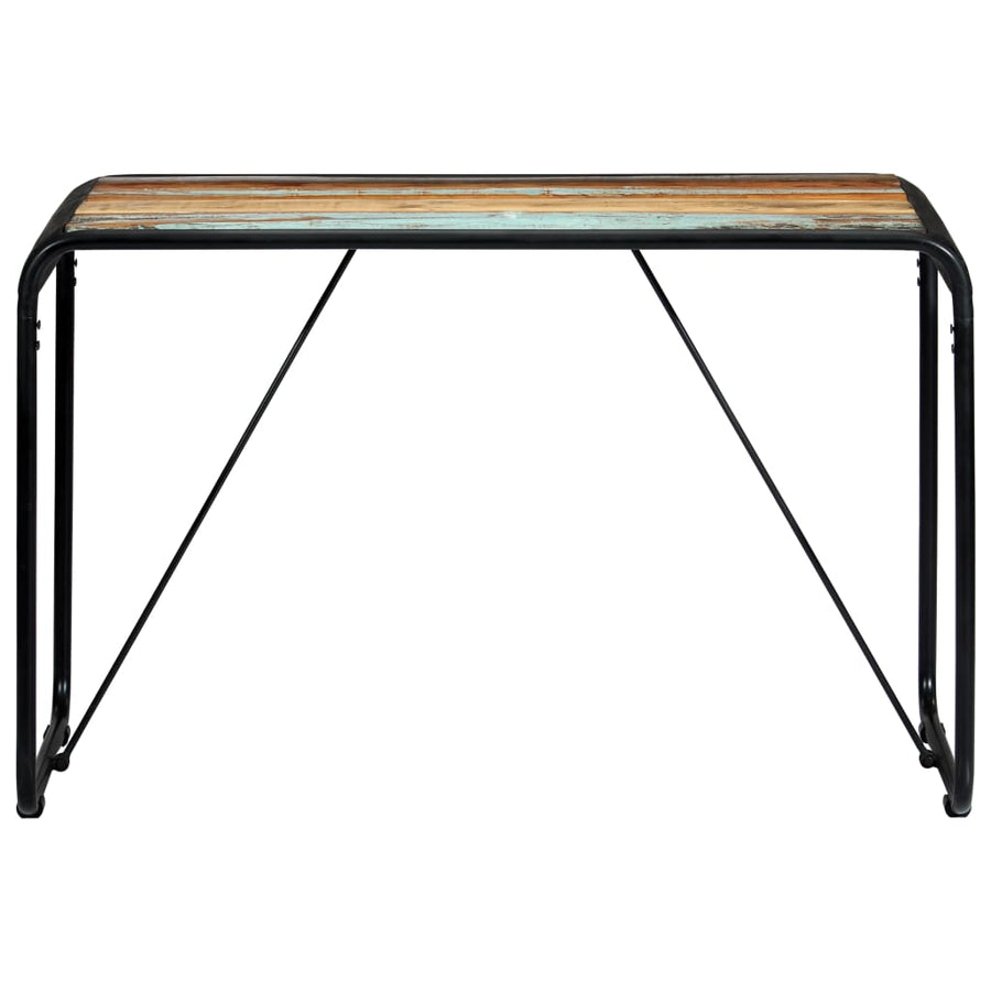 Eettafel 118x60x76 cm massief gerecycled hout 118 x 60 x 76 cm Multikleur
