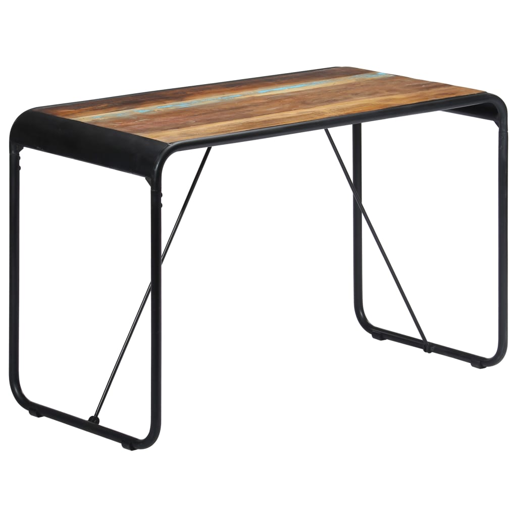 Eettafel 118x60x76 cm massief gerecycled hout 118 x 60 x 76 cm Multikleur