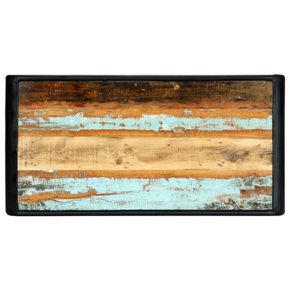 Eettafel 118x60x76 cm massief gerecycled hout 118 x 60 x 76 cm Multikleur