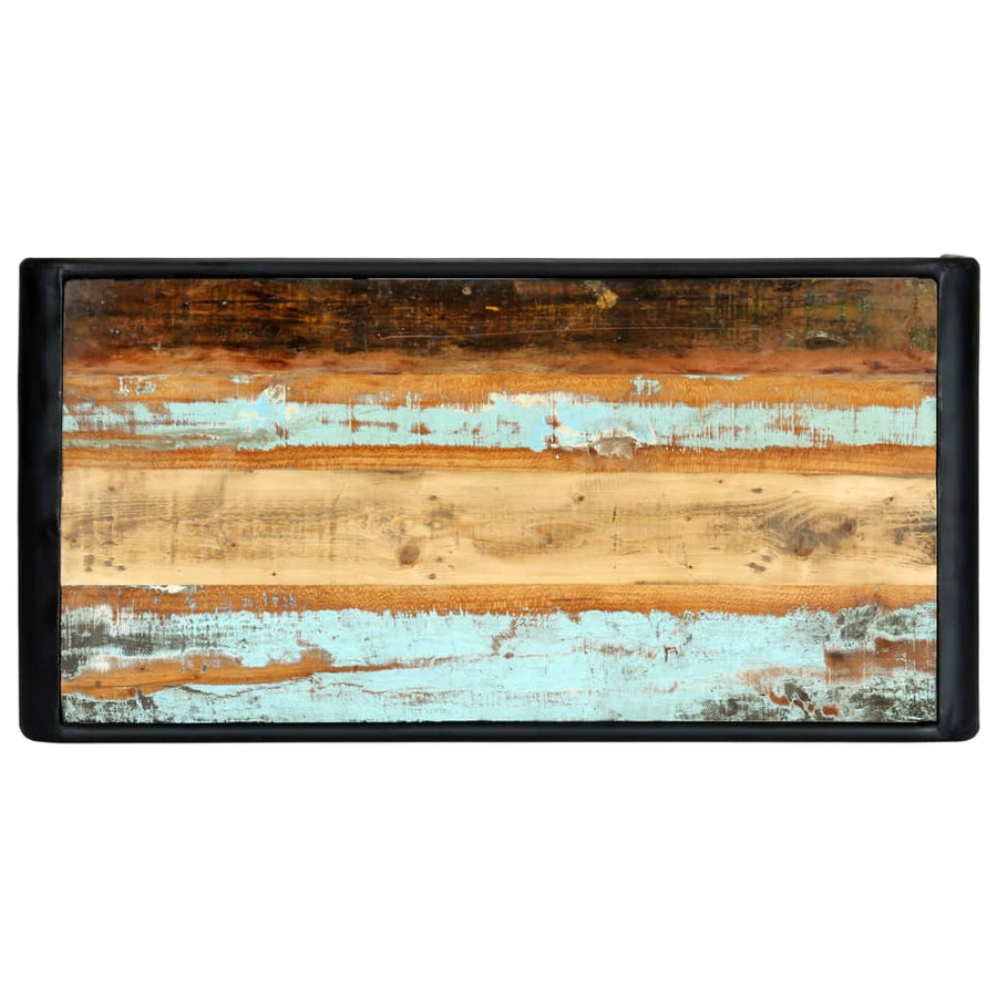 Eettafel 118x60x76 cm massief gerecycled hout 118 x 60 x 76 cm Multikleur
