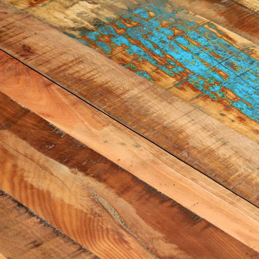 Eettafel 118x60x76 cm massief gerecycled hout 118 x 60 x 76 cm Multikleur