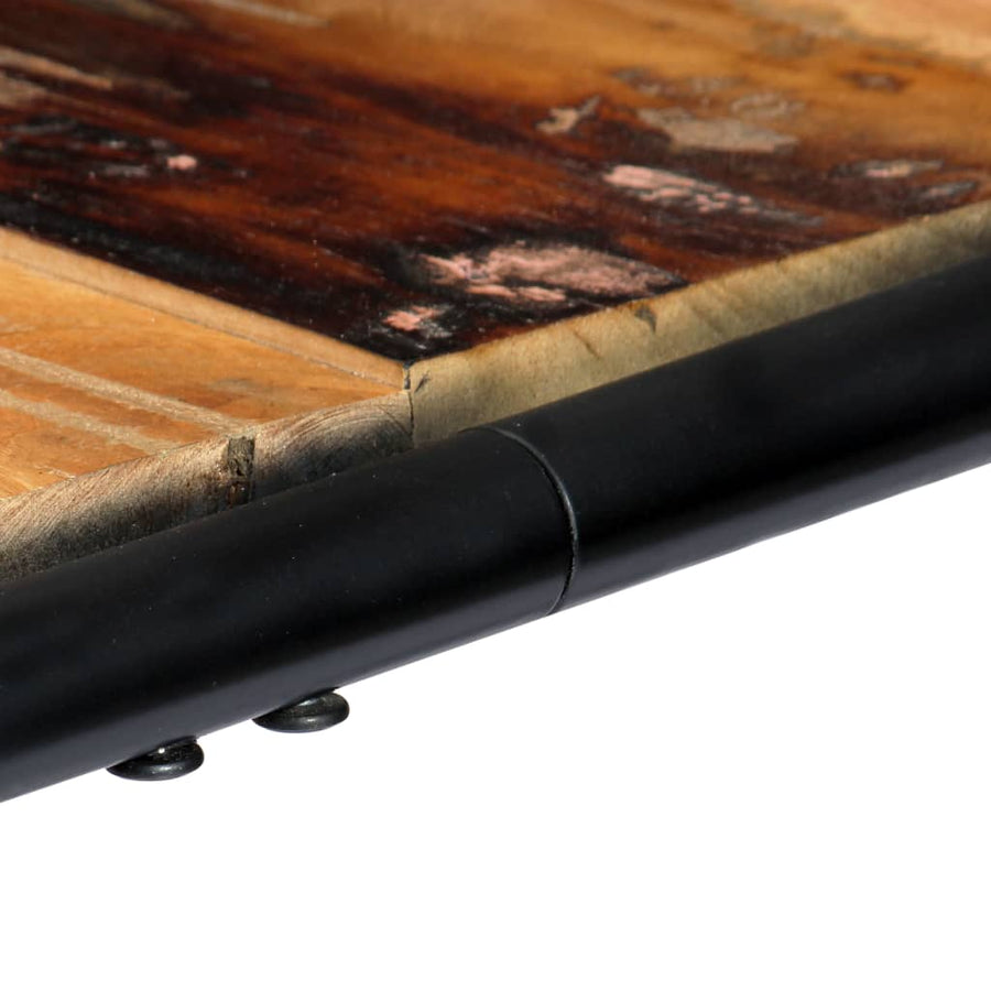 Eettafel 118x60x76 cm massief gerecycled hout 118 x 60 x 76 cm Multikleur