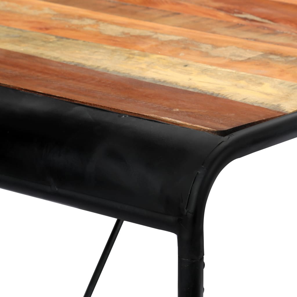 Eettafel 118x60x76 cm massief gerecycled hout 118 x 60 x 76 cm Multikleur