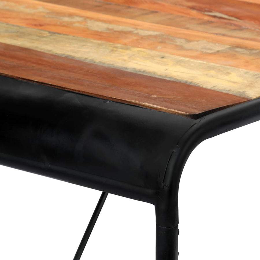 Eettafel 118x60x76 cm massief gerecycled hout 118 x 60 x 76 cm Multikleur