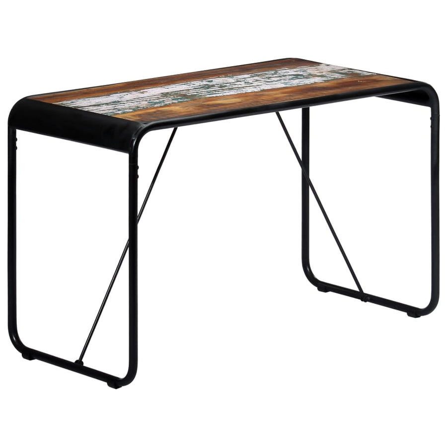Eettafel 118x60x76 cm massief gerecycled hout 118 x 60 x 76 cm Multikleur