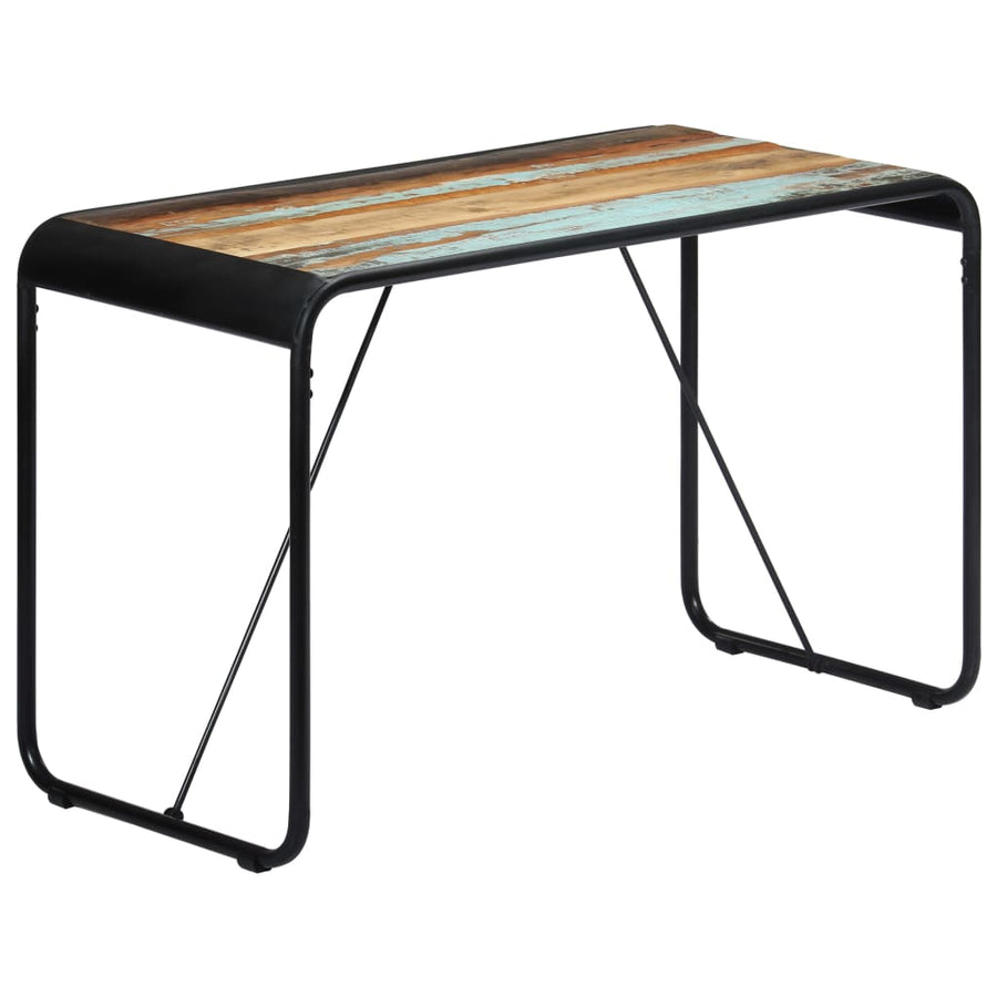 Eettafel 118x60x76 cm massief gerecycled hout 118 x 60 x 76 cm Multikleur