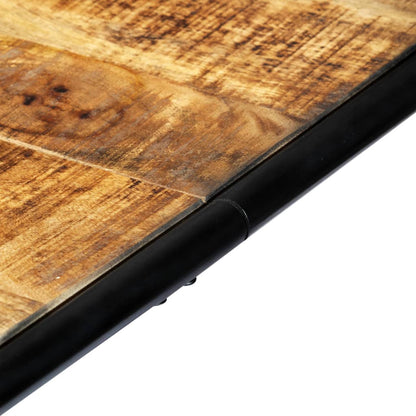 Eettafel 180x90x76 cm massief ruw mangohout 180 x 90 x 76 cm Bruin
