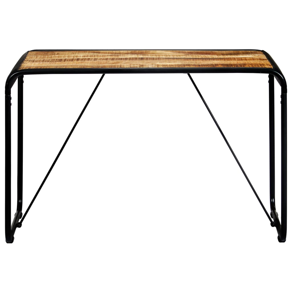 Eettafel 118x60x76 cm massief ruw mangohout 118 x 60 x 76 cm Bruin