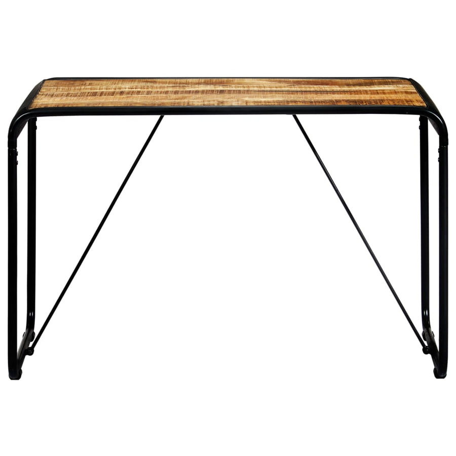 Eettafel 118x60x76 cm massief ruw mangohout 118 x 60 x 76 cm Bruin