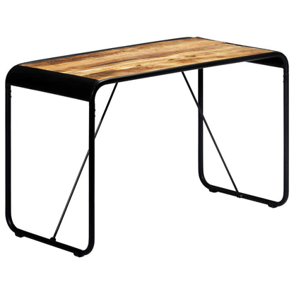 Eettafel 118x60x76 cm massief ruw mangohout 118 x 60 x 76 cm Bruin
