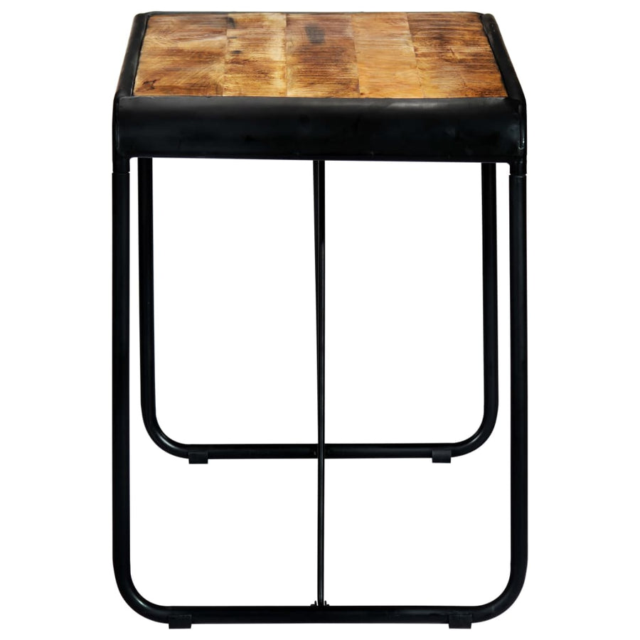 Eettafel 118x60x76 cm massief ruw mangohout 118 x 60 x 76 cm Bruin