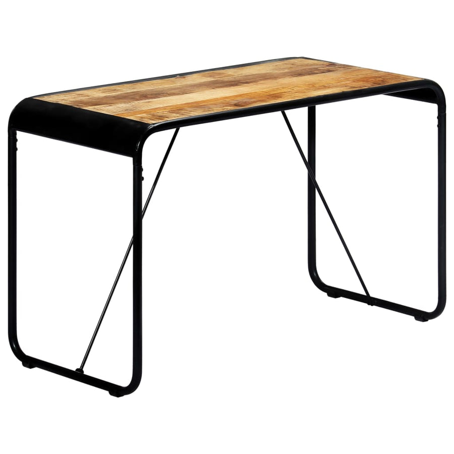 Eettafel 118x60x76 cm massief ruw mangohout 118 x 60 x 76 cm Bruin