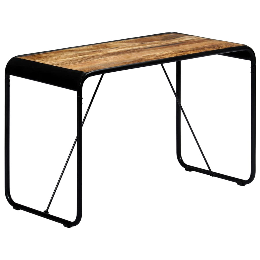 Eettafel 118x60x76 cm massief ruw mangohout 118 x 60 x 76 cm Bruin