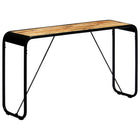 Console table 140x35x76 cm solid rough mango wood