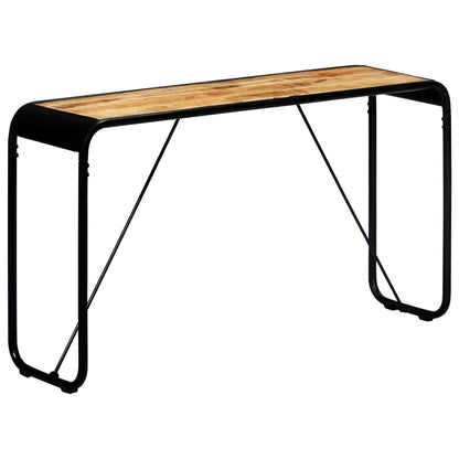 Wandtafel 40X35X76 Cm Massief Ruw Mangohout Bruin