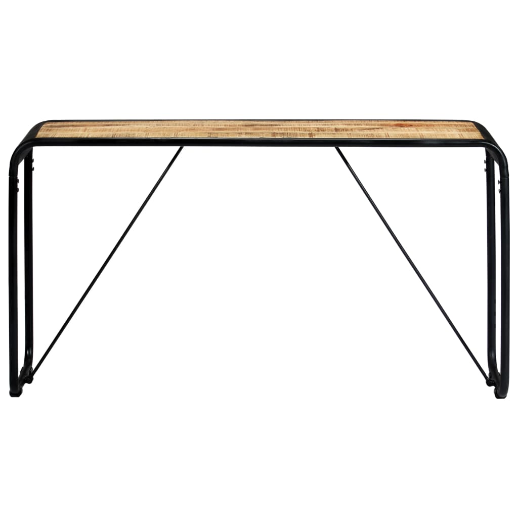 Wandtafel 40X35X76 Cm Massief Ruw Mangohout Bruin