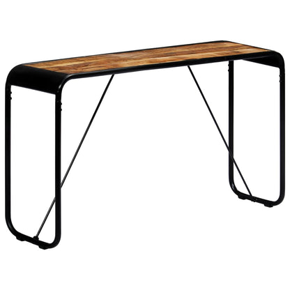 Wandtafel 40X35X76 Cm Massief Ruw Mangohout Bruin