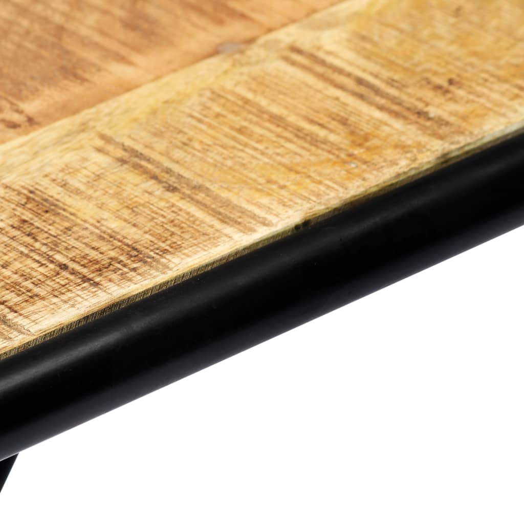 Wandtafel 40X35X76 Cm Massief Ruw Mangohout Bruin