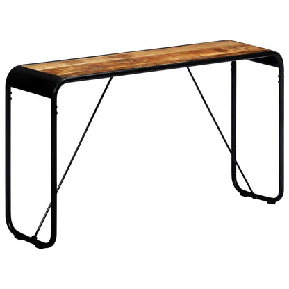 Wandtafel 40X35X76 Cm Massief Ruw Mangohout Bruin