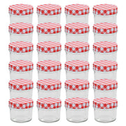 Jampotten 110 ml glas rood 24 stuks