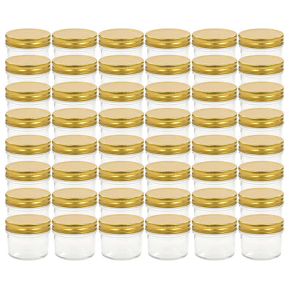 Jampotten Met Kleurige Deksels 110 Ml Glas