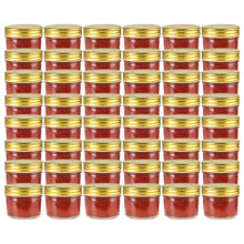 Jampotten Met Kleurige Deksels 110 Ml Glas