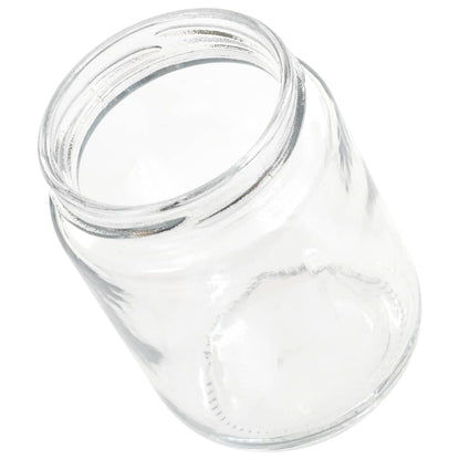 Jampotten Met Rode Deksels 230 Ml Glas 96 Rood