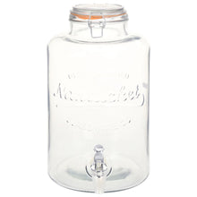 Waterdispenser Xxl Met Kraan 8 L Glas Transparant