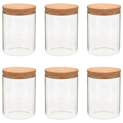 Opbergpotten Met Kurken Deksel 50 Ml Glas 650