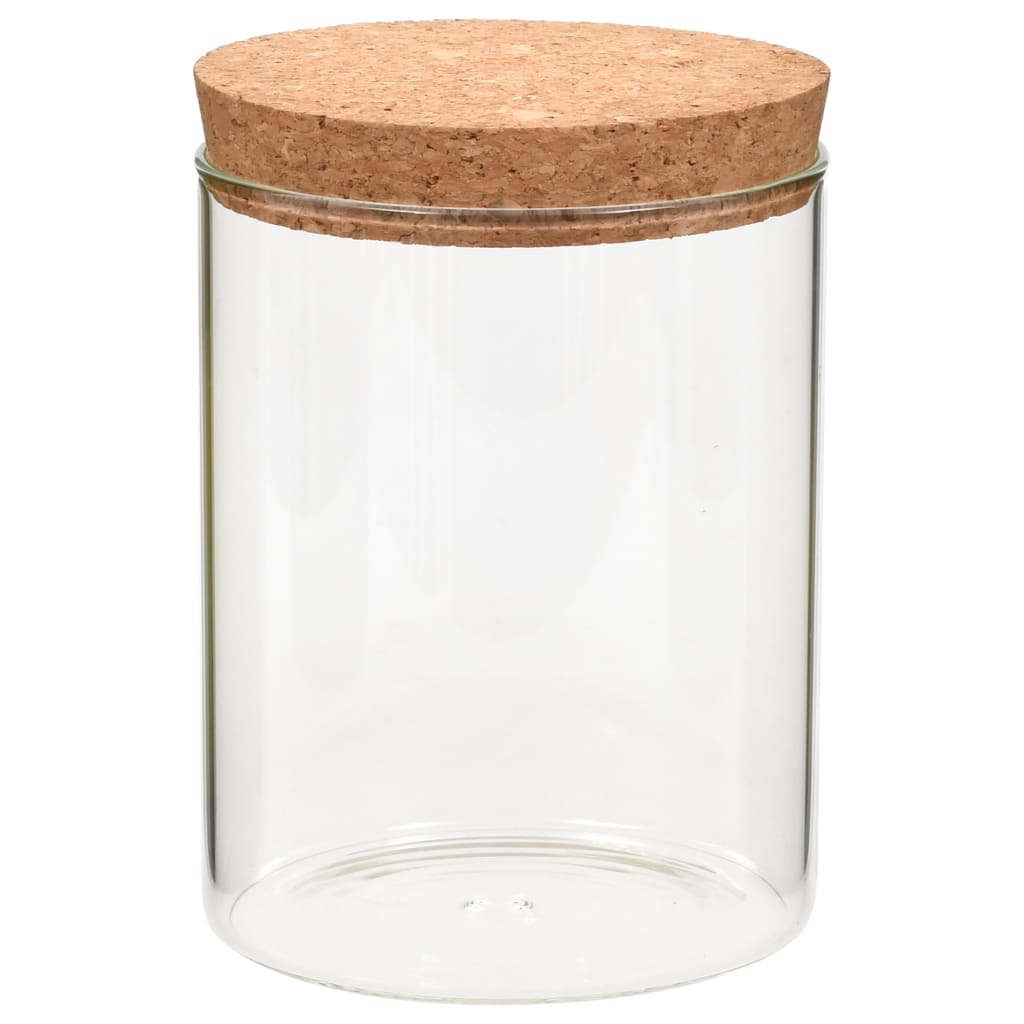 Opbergpotten Met Kurken Deksel 50 Ml Glas 650