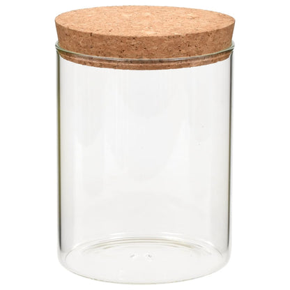 Opbergpotten Met Kurken Deksel 50 Ml Glas 650