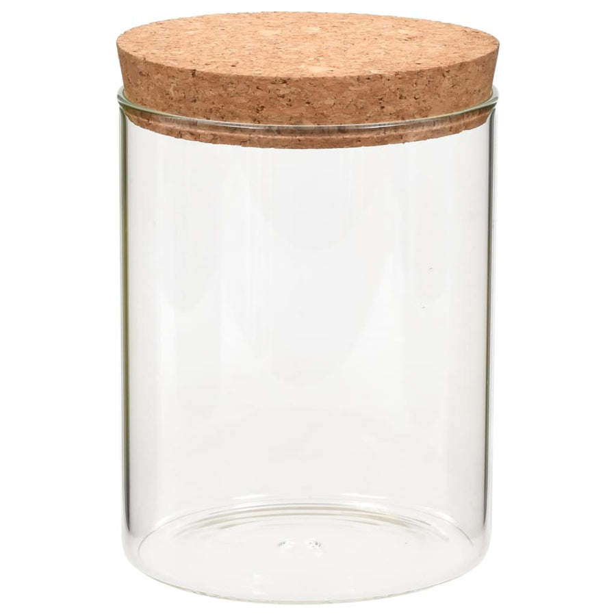 Opbergpotten Met Kurken Deksel 50 Ml Glas 650