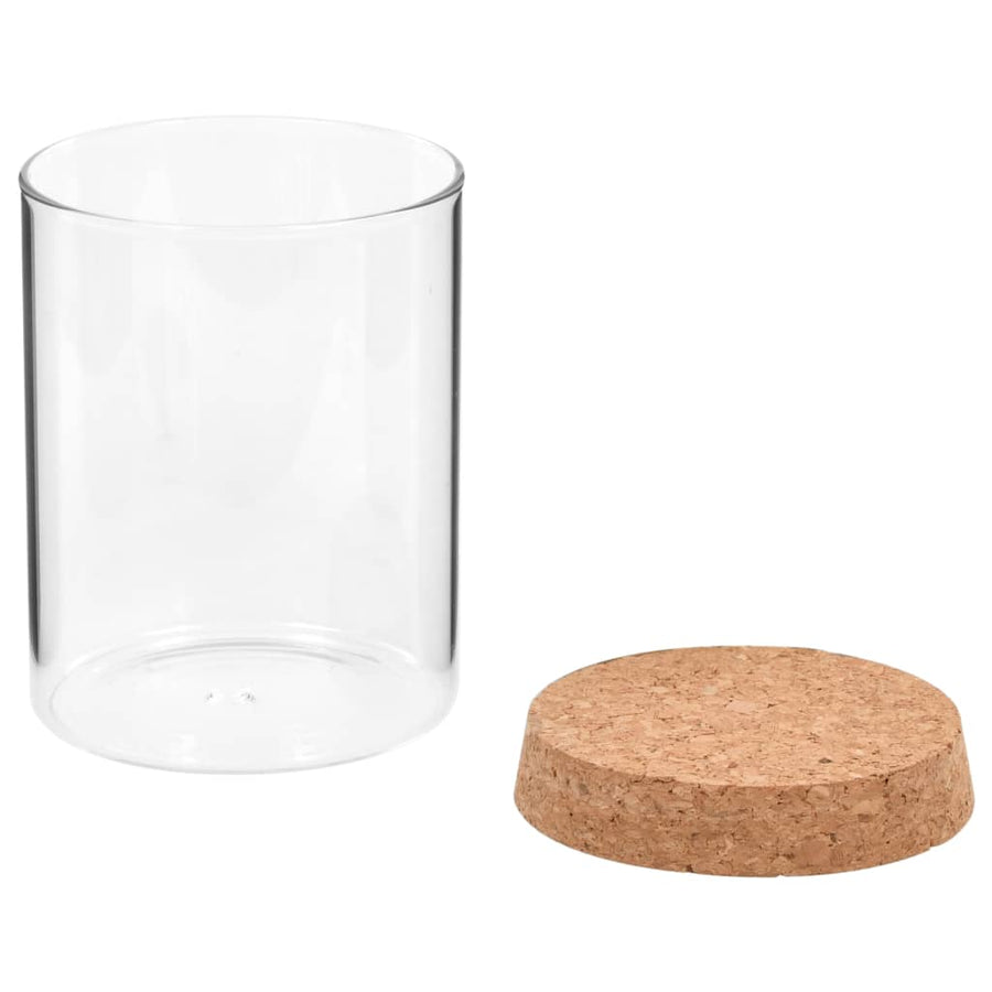 Opbergpotten Met Kurken Deksel 50 Ml Glas 650