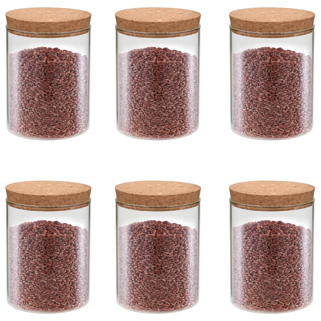 Opbergpotten Met Kurken Deksel 50 Ml Glas 650