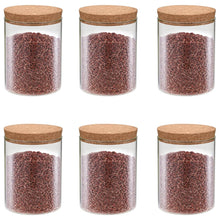 Opbergpotten Met Kurken Deksel 50 Ml Glas 650