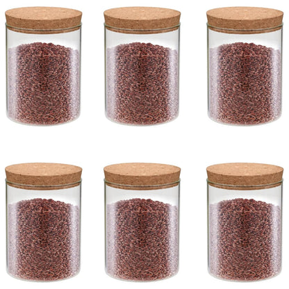 Opbergpotten Met Kurken Deksel 50 Ml Glas 650