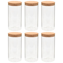 Opbergpotten Met Kurken Deksel Ml Glas 1100