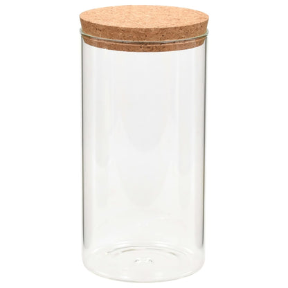 Opbergpotten Met Kurken Deksel Ml Glas 1100
