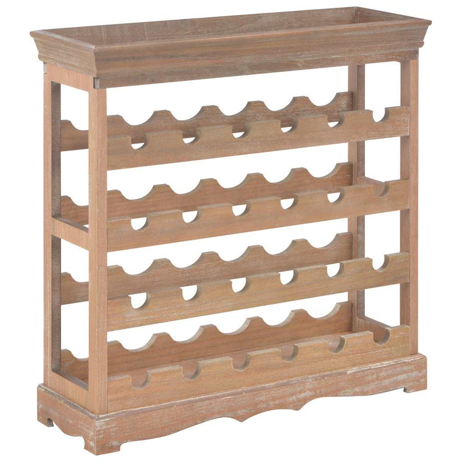 Wijnkast 70X22,5X70,5 Cm Mdf Bruin Bruin
