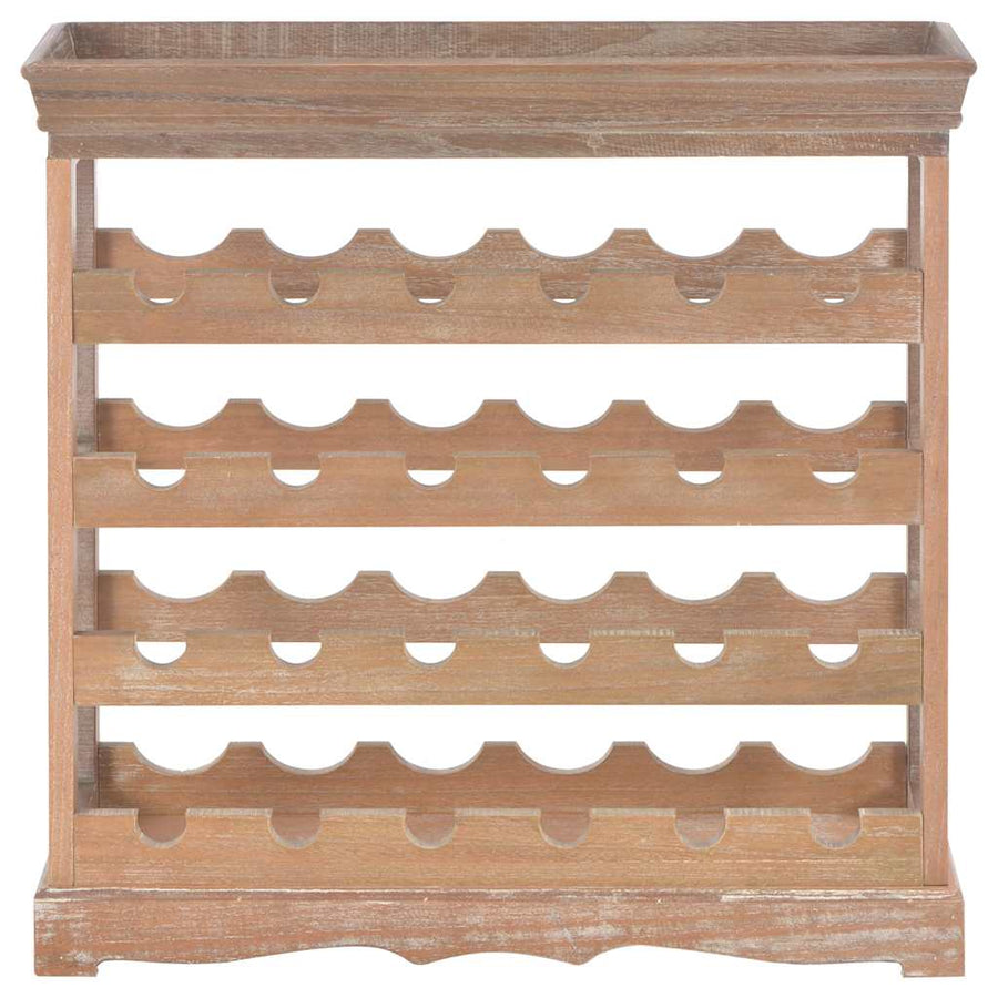 Wijnkast 70X22,5X70,5 Cm Mdf Bruin Bruin