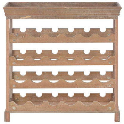 Wijnkast 70X22,5X70,5 Cm Mdf Bruin Bruin