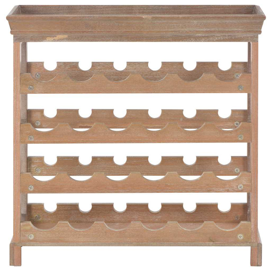 Wijnkast 70X22,5X70,5 Cm Mdf Bruin Bruin