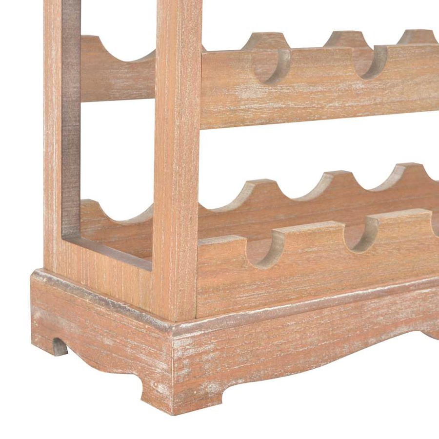 Wijnkast 70X22,5X70,5 Cm Mdf Bruin Bruin
