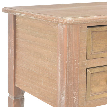 Schrijftafel 109,5X45X77,5 Cm Hout Bruin